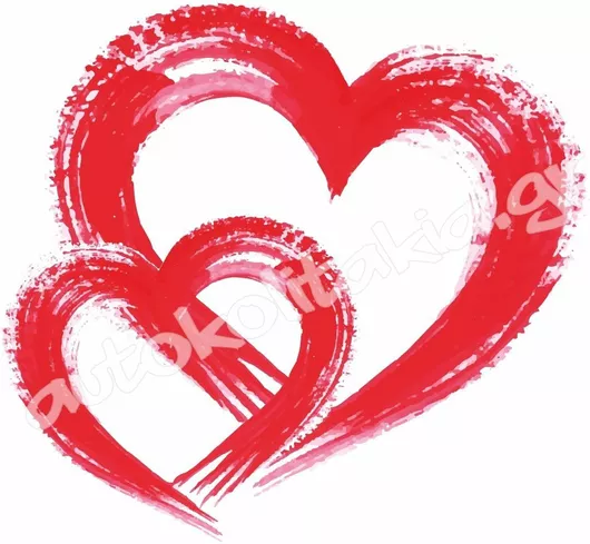 Αυτοκόλλητο Αγίου Βαλεντίνου - Αγίος Βαλεντίνος 96 - 50cm X 46cm