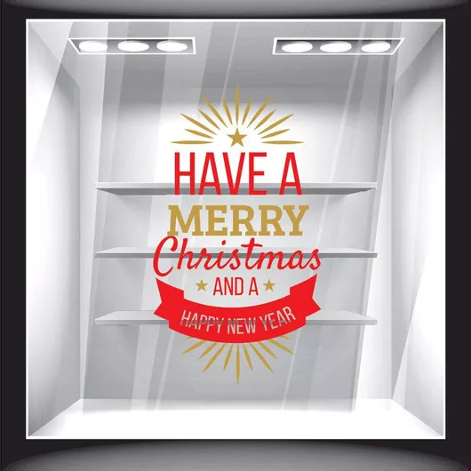 Orafol Αυτοκόλλητο Βιτρίνας Χριστουγέννων Πορτοκαλί XS 18126-246 1τμχ