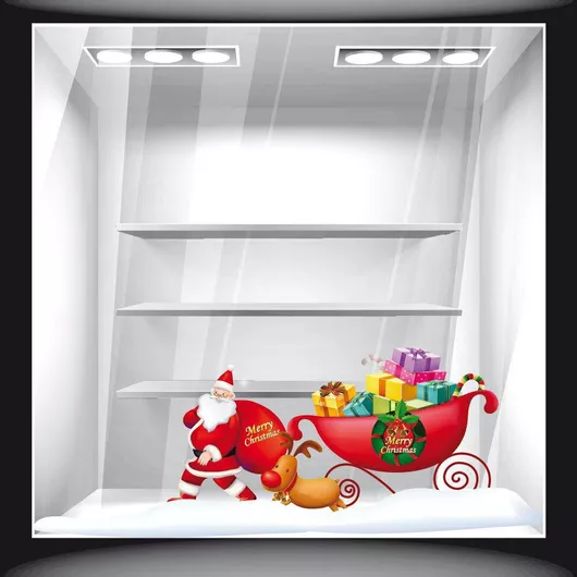 Χριστουγεννιάτικο Αυτοκόλλητο Άγιος Βασίλης