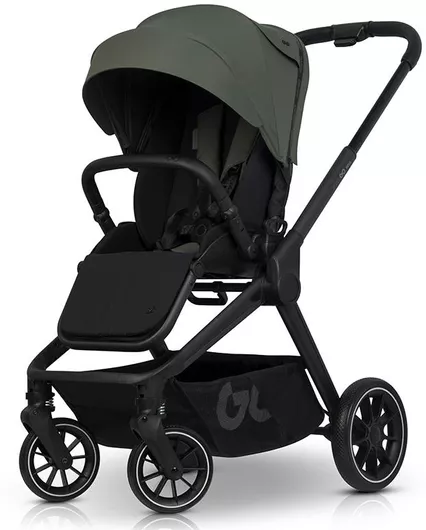 Easy Go Reva Ρυθμιζόμενο Καρότσι Μωρού 2 σε 1 Kατάλληλο για Nεογέννητο Jungle Green