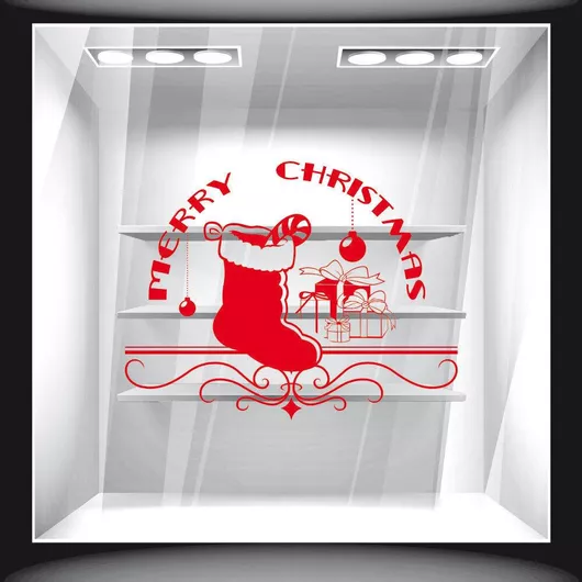 Orafol Αυτοκόλλητο Βιτρίνας Χριστουγέννων Χρυσό XS 18201-248 1τμχ