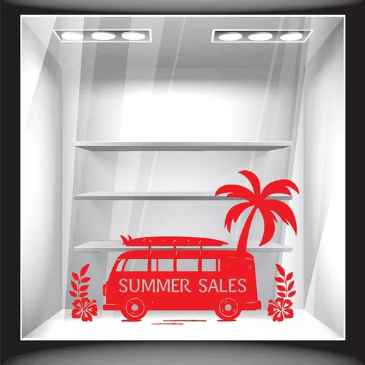 Orafol Αυτοκόλλητο Βιτρίνας Εκπτώσεων Κόκκινο SU 10029-244 1τμχ