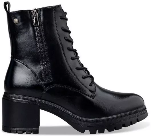 Γυναικεία Αρβυλάκια με Μεσαίο Τακούνι Μαύρο