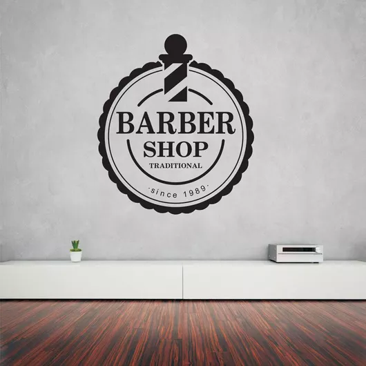 Αυτοκόλλητο Τοίχου Traditional Barber Shop 02 120cm X 140cm