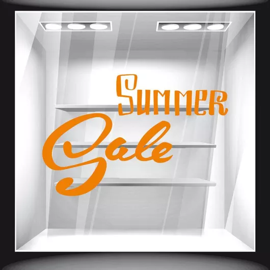 Αυτοκόλλητο Εκπτώσεων Summer Sale 38 70cm X 50cm