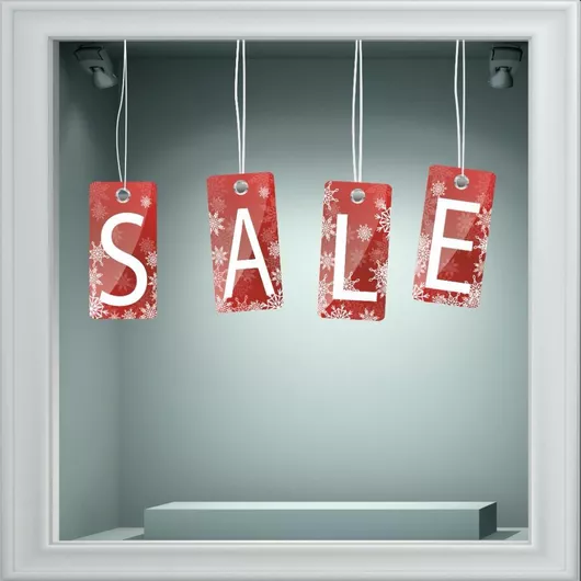 Sales Winter Sticker Εκπτώσεις 35 120cm X 83cm