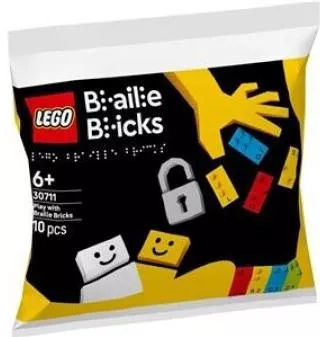 Lego Τουβλάκια Play with Braille Bricks για 6+ Ετών 10τμχ