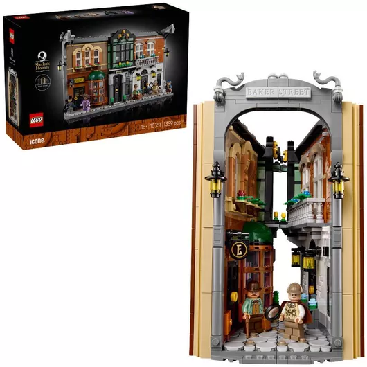 Lego Icons Sherlock Holmes: Book Nook για 18+ Ετών 1359τμχ