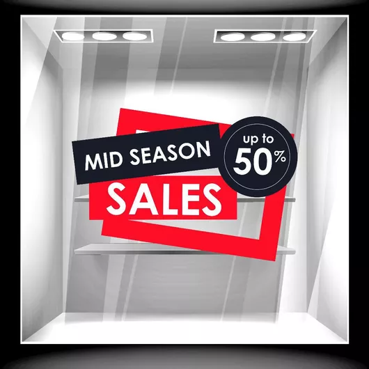 Orafol Αυτοκόλλητο Βιτρίνας Εκπτώσεων S 12102-1262 1τμχ