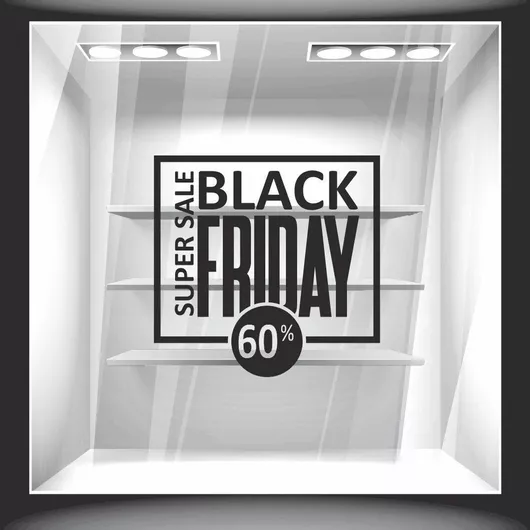 Orafol Αυτοκόλλητο Βιτρίνας Εκπτώσεων Μαύρο S 11878-246 1τμχ