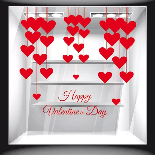 Αυτοκόλλητο Αγίου Βαλεντίνου Αγίος Βαλεντίνος 09 60cm X 60cm