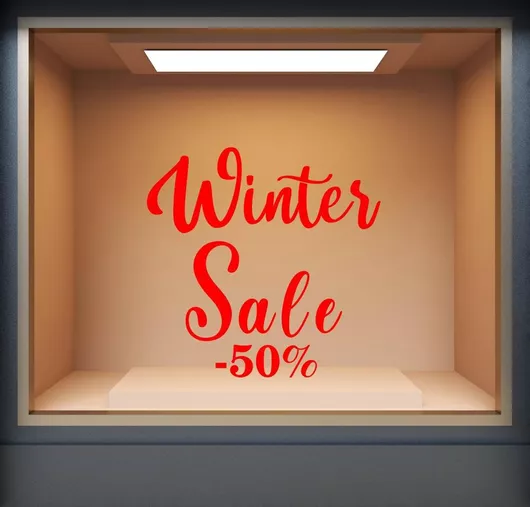 Orafol Αυτοκόλλητο Βιτρίνας Χειμωνιάτικο Ασημί WI 10026-249 1τμχ