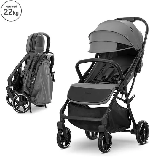 Lorelli Minori Καρότσι Μωρού Μωρού Kατάλληλο για Nεογέννητο Grey 8kg