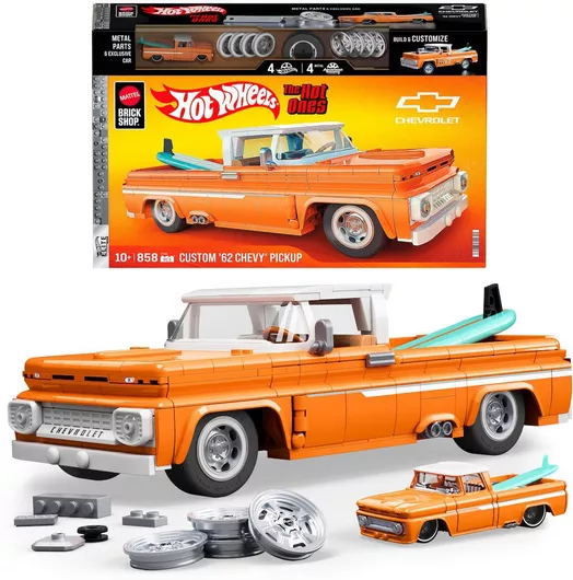 Mattel Brick Shop Τουβλάκια Custom 62 Chevy Pickup για 10+ Ετών 858τμχ