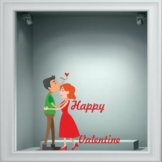 Αυτοκόλλητο Αγίου Βαλεντίνου - Αγίος Βαλεντίνος 98 - 120cm X 120cm