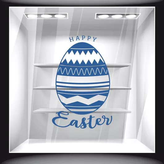 Orafol Αυτοκόλλητο Βιτρίνας Πασχαλινό Λευκό EA 10067-243 1τμχ