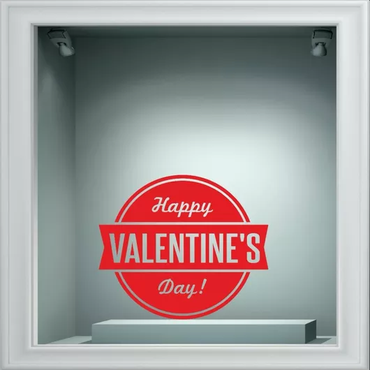 Orafol Αυτοκόλλητο Βιτρίνας Αγίου Βαλεντίνου VAL 10215-252 1τμχ