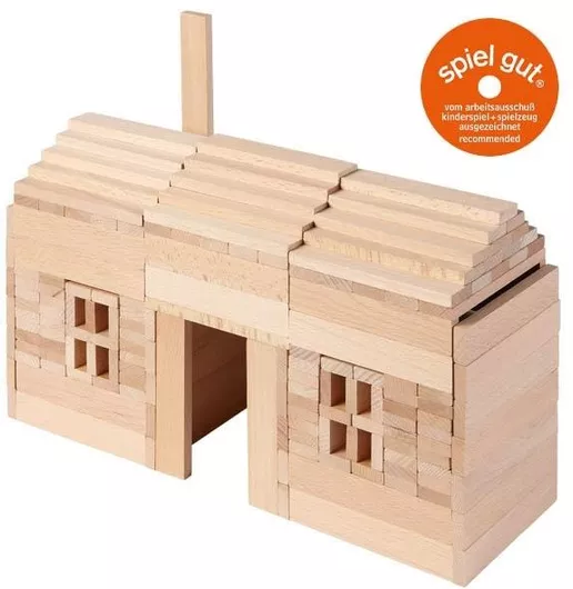 Goki Τουβλάκια Nature Ξύλινα για 2+ Ετών 200τμχ