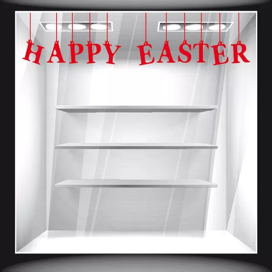 Orafol Αυτοκόλλητο Βιτρίνας Πασχαλινό Λευκό EA 10056-243 1τμχ