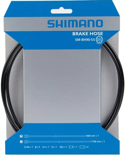 Shimano Sm-bh90ss Συρματόσχοινο Φρένων Ποδηλάτου 1m ESMBH90SSL100