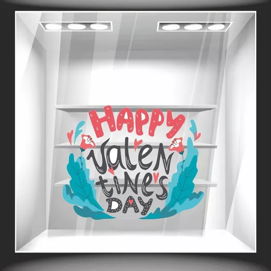 Αυτοκόλλητο Αγίου Βαλεντίνου Αγίος Βαλεντίνος 30 120cm X 97cm