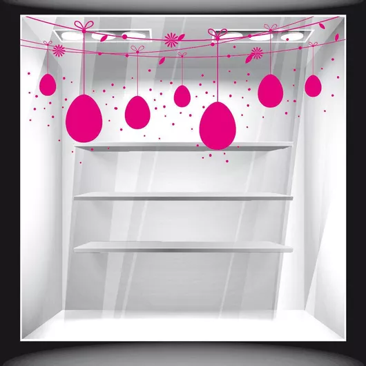 Orafol Αυτοκόλλητο Βιτρίνας Πασχαλινό Καφέ EA 10079-1188 1τμχ