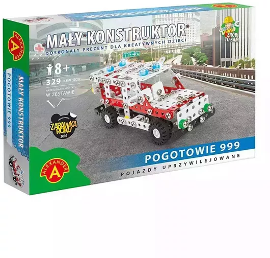 Alexander Toys Τουβλάκια Little Constructor Emergency 999 για 8+ Ετών 329τμχ