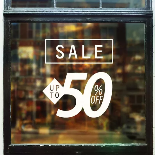 Orafol Αυτοκόλλητο Βιτρίνας Εκπτώσεων S 12003-1261 1τμχ