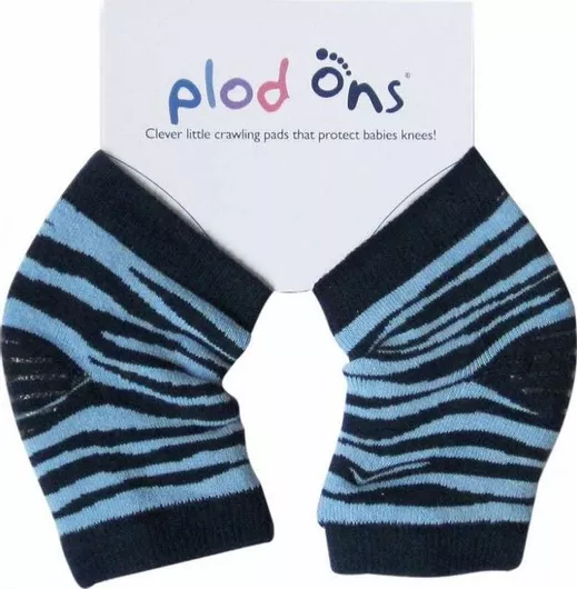 Dribble Ons Zebra Stripe Επιγονατίδες για Μωρά από Ύφασμα Μπλε