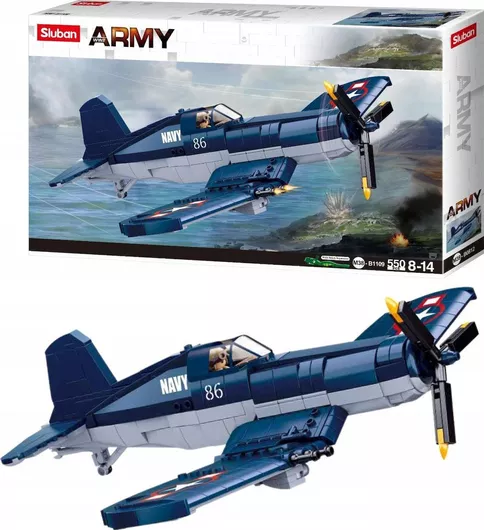 Sluban Τουβλάκια F4u Fighter 550τμχ