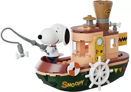 Pantasy Τουβλάκια Peanuts - Snoopy in Steam Boat