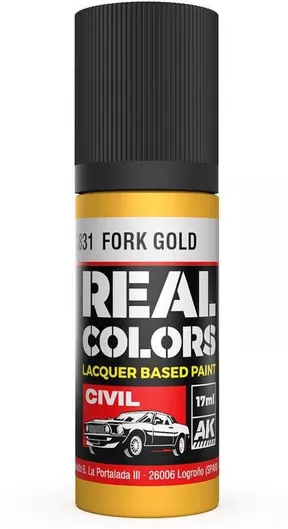 AK Interactive Χρώμα Μοντελισμού Fork Gold 17ml