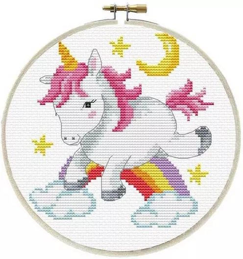 Unicorn Frolic Κέντημα