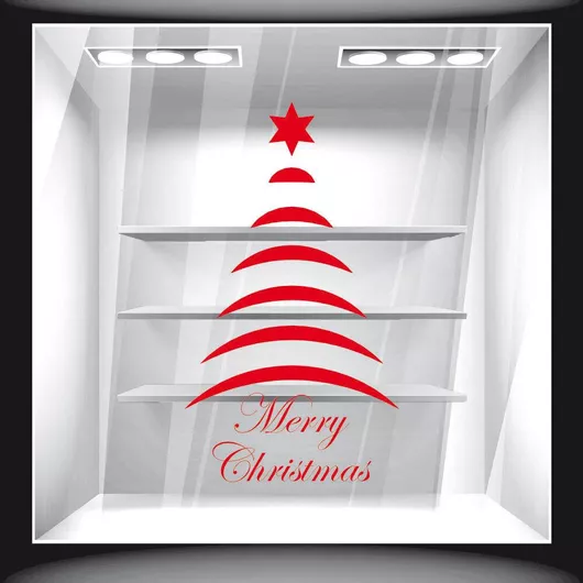 Orafol Αυτοκόλλητο Βιτρίνας Χριστουγέννων 60cm x 1.05m Μαύρο XS 18154-242 1τμχ