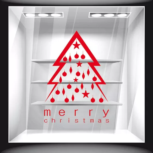 Orafol Αυτοκόλλητο Βιτρίνας Χριστουγέννων Ασημί XS 18152-249 1τμχ