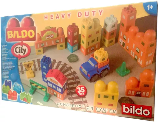 Bildo Τουβλάκια Πόλη-Εργοτάξιο για 1+ Έτους 35τμχ