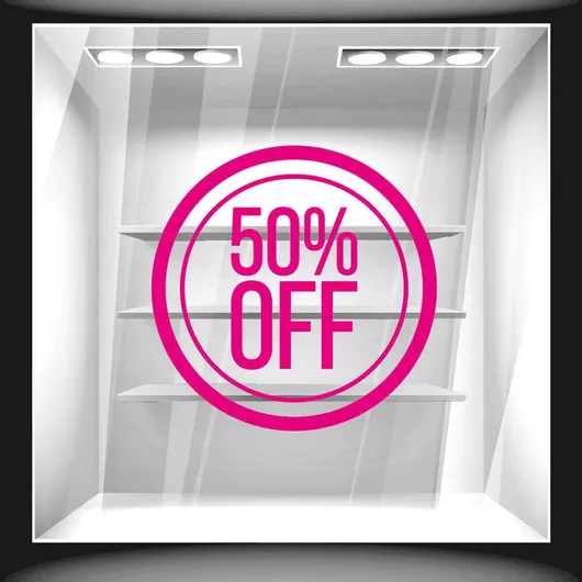 Orafol Αυτοκόλλητο Βιτρίνας Εκπτώσεων S 11832-1262 1τμχ