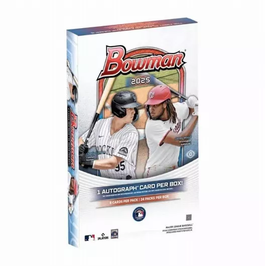 Topps Bowman Baseball 2025 Hobby Box 192 Κάρτες
