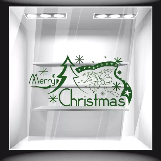 Orafol Αυτοκόλλητο Βιτρίνας Χριστουγέννων Κόκκινο XS 18194-244 1τμχ