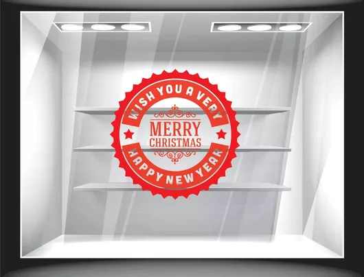 Orafol Αυτοκόλλητο Βιτρίνας Χριστουγέννων Μαύρο XS 11804-242 1τμχ