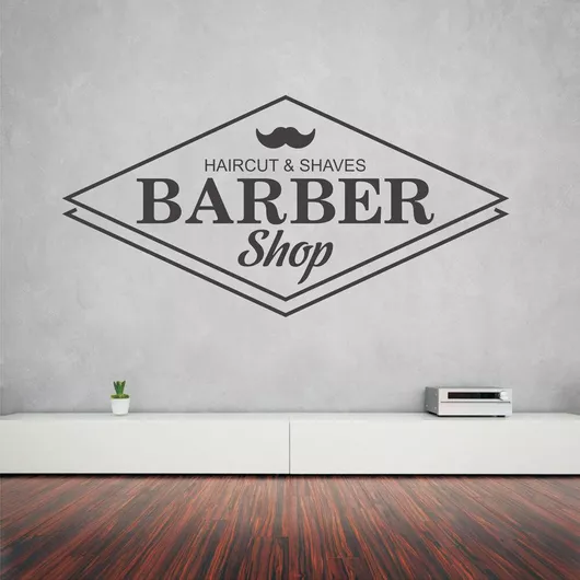 Αυτοκόλλητο Τοίχου Barber Shop 20 120cm X 60cm