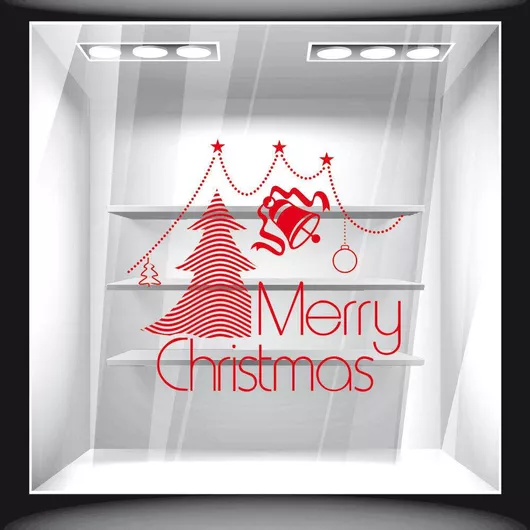 Orafol Αυτοκόλλητο Βιτρίνας Χριστουγέννων Μπλε XS 18190-250 1τμχ