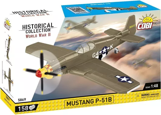 Cobi Τουβλάκια World War Ii Mustang για 6+ Ετών 158τμχ