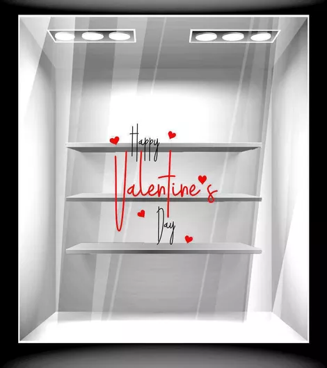 Αυτοκόλλητο Αγίου Βαλεντίνου Αγίος Βαλεντίνος 77 60cm X 53cm