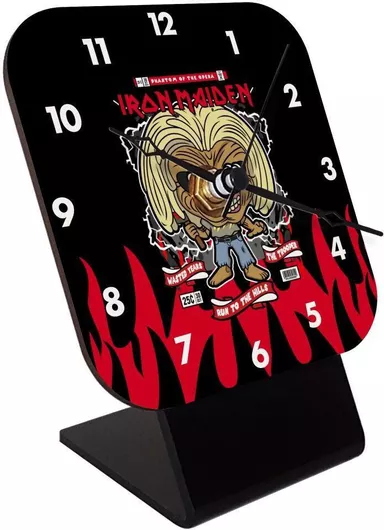 Koupakoupa Επιτραπέζιο Ρολόι Iron Maiden (eddie) από Ξύλο