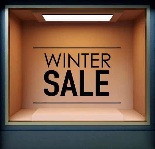 Orafol Αυτοκόλλητο Βιτρίνας Χειμωνιάτικο WI 10041-252 1τμχ