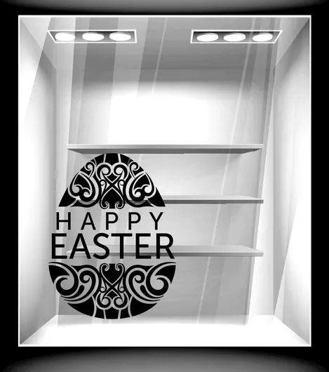 Orafol Αυτοκόλλητο Βιτρίνας Πασχαλινό EA 10120-1261 1τμχ