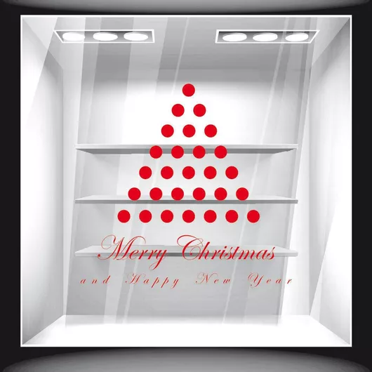 Orafol Αυτοκόλλητο Βιτρίνας Χριστουγέννων Χρυσό XS 18157-248 1τμχ