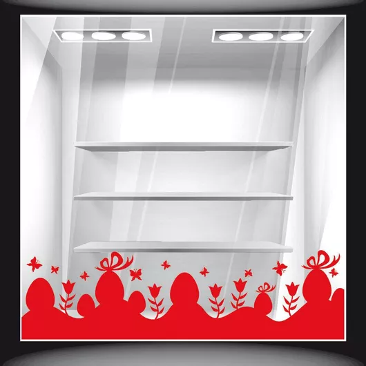 Orafol Αυτοκόλλητο Βιτρίνας Πασχαλινό Μπλε EA 10091-251 1τμχ