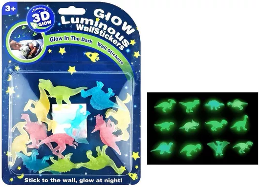 ToyMarkt Παιδικό Διακοσμητικό Παιδικό Διακοσμητικό Αυτοκόλλητο Τοίχου Τοίχου Φωσφοριζέ 16x21cm